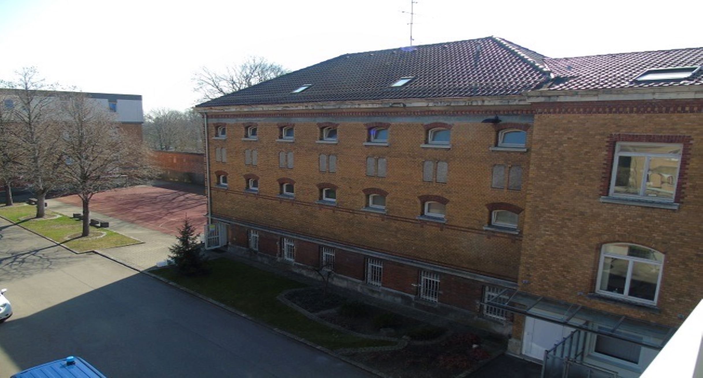 Innenhof der JVA Ulm